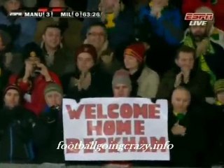 Manchester United 4 vs 0 AC Milan (10/03/2010)