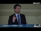 Régionales 2010: Meeting du Modem à Caen