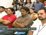 Llegan a Nicaragua 110 mil vacunas contra AH1N1