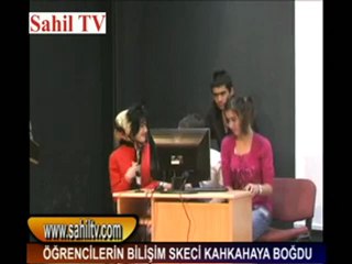 ÖĞRENCİLERİN BİLİŞİM SKECİ KAHKAHAYA BOĞDU
