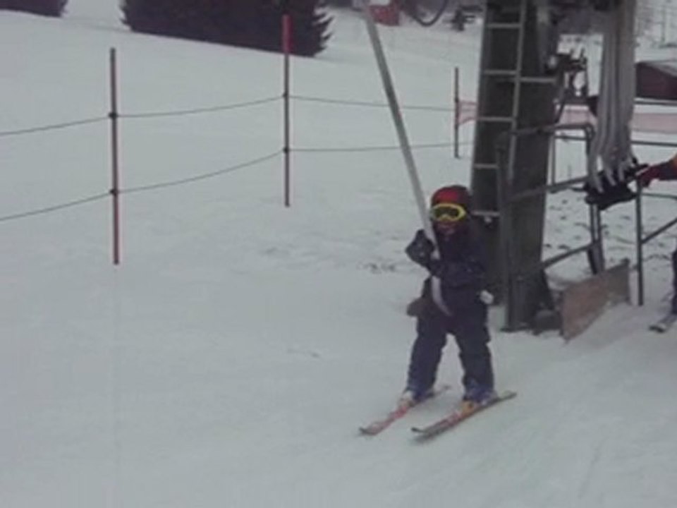 sur le tire-fesse, la perfection !