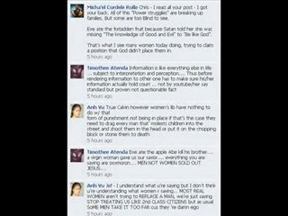 FOREVER DEFLECTIONS ABOUT SO-CALLED WOMEN'S LIBERATION!!!!