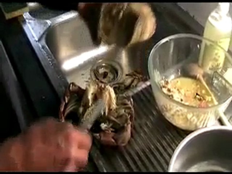 How to prepare a crab in Brittany