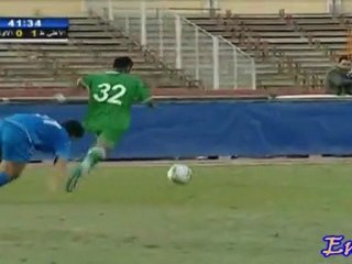 هدف سالم عبلو في مرمى الأولمبي