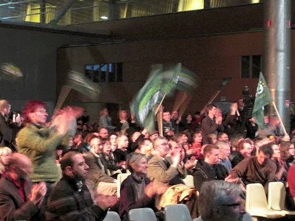 Les stars d'Europe Ecologie en direct... de Paris