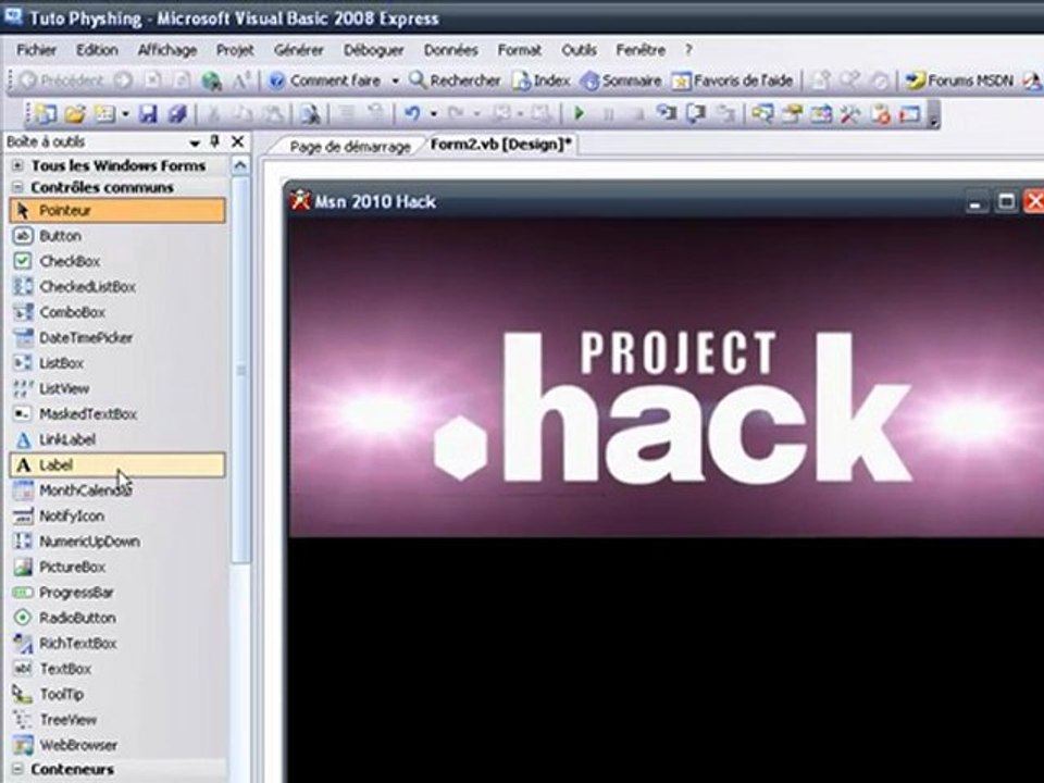 Tutoriel Phishing VB 08 / By golden