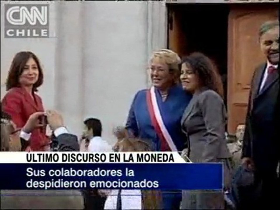 Discurso de despedida de Michelle Bachelet