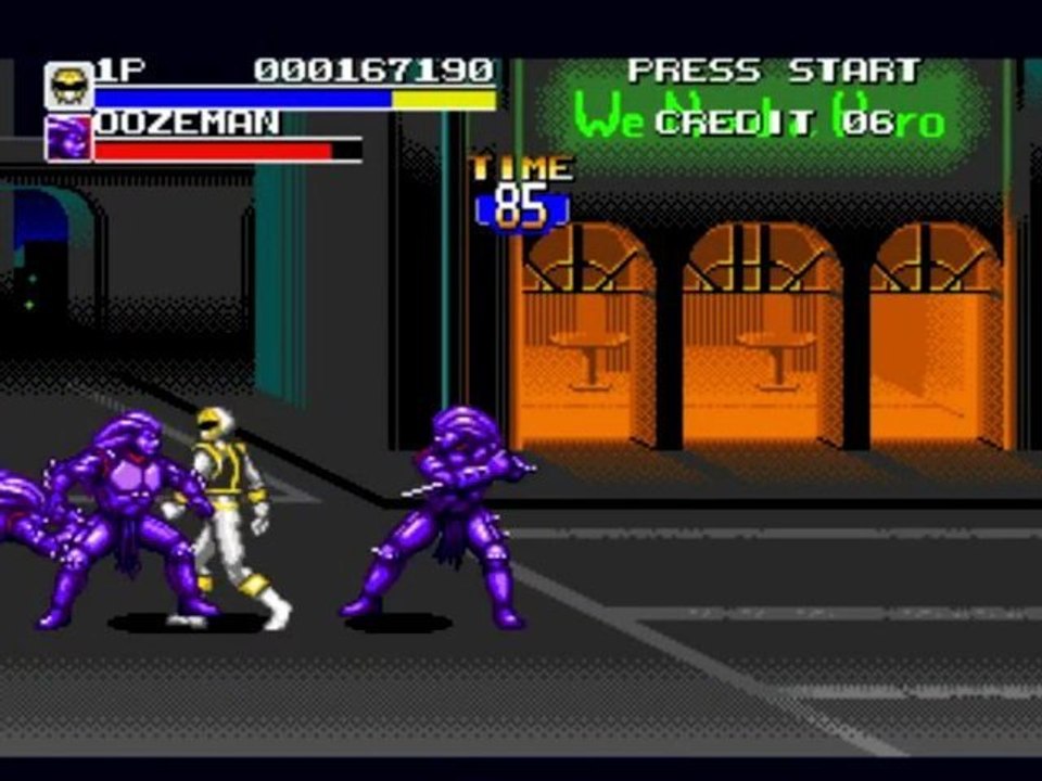 Power Rangers The Movie sur Megadrive par xghosts