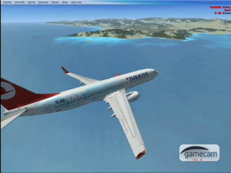 ADB > AYT 737-800 THY LANDING