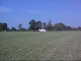 Paramoteur avec banderole