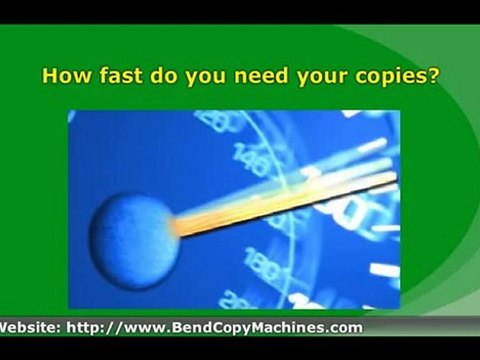How To Choose A Copy Machine From A Bend Dealer.