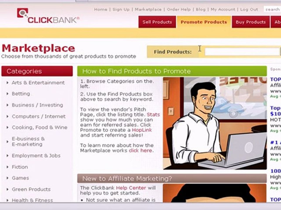 How To Sign Up with Clickbank & Get Affiliate Link