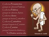 Cuida tus palabras Gandhi