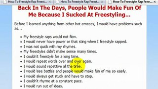 How To Freestyle Rap - How To Rap Tips - Freestyle Method Co