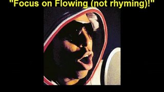 How to Freestyle Rap Tip - Focus on Flowing (Not on Rhyming)
