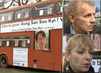 Soutien à Aung San Suu Kyi - PPDA / Natalie Dessay