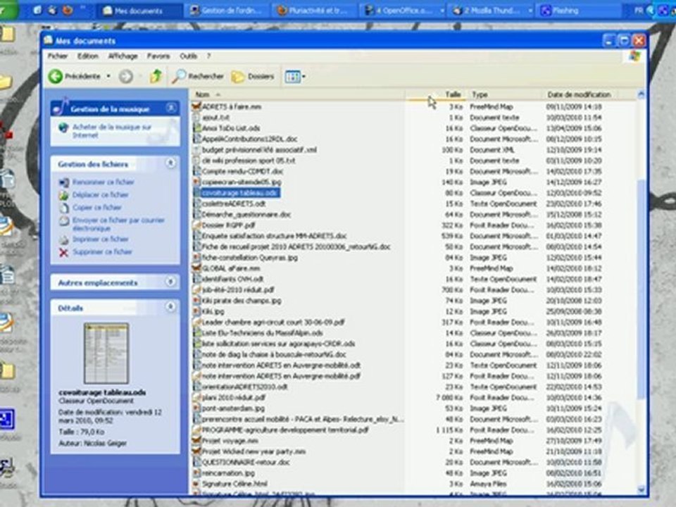 Pour thomas : comment enregister en format excel
