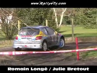 romain longé  rallye de la fougère 2010