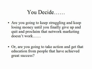 Building Your Network Marketing Business The Right Way