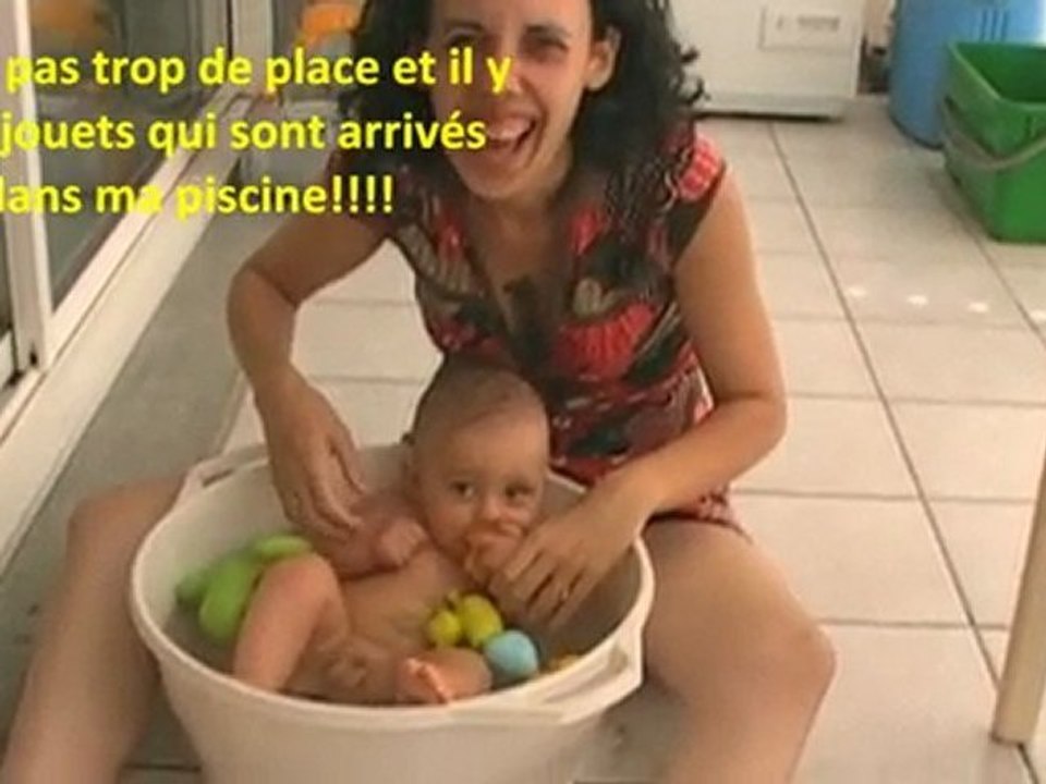 Anthony dans sa piscine