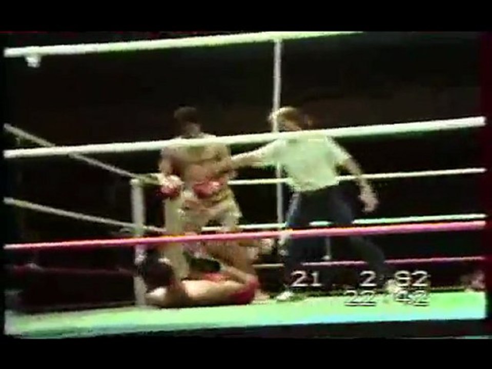 Fayad en 1992 en Boxe Thaïlandaise à Marseille