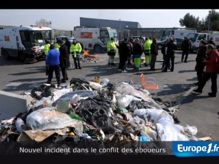 Nouvel incident dans la grève des éboueurs