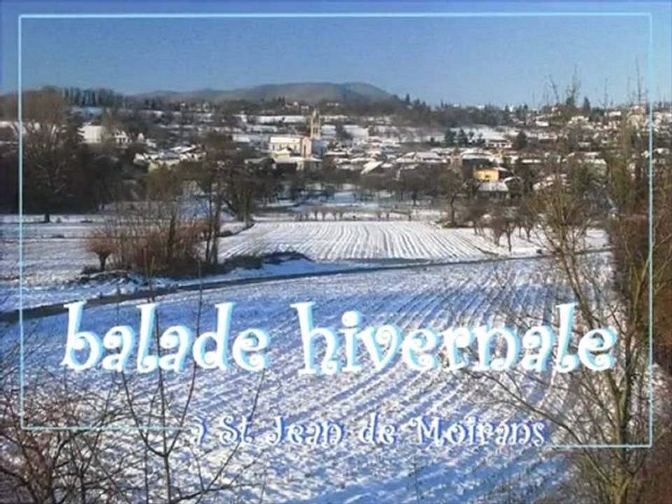 Balade hivernale, St Jean de Moirans en Pays Voironnais.
