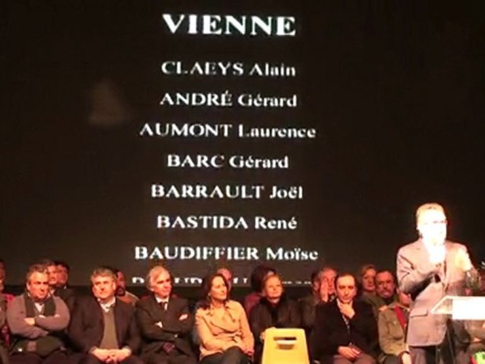 Rassemblement  Poitiers Alain Claeys 11/03/2010