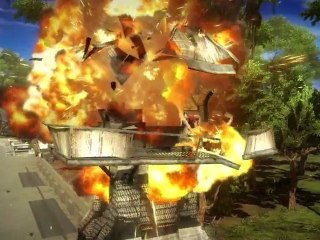 Just Cause 2 : nouvelle vidéo de cascade en bateau
