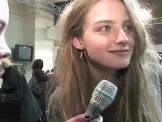 Un jour avec Camille... au défilé Vanessa Bruno