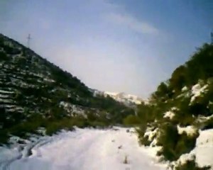 CAM ON BOARD VTT sur  neige