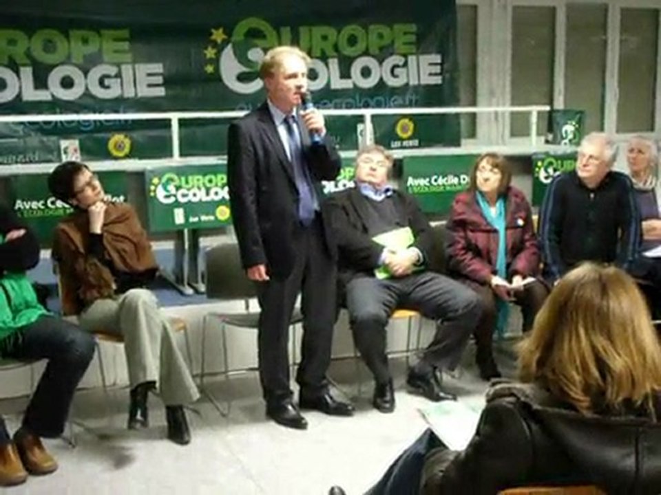 Jean-Marc Pommier Meeting Europe Ecologie