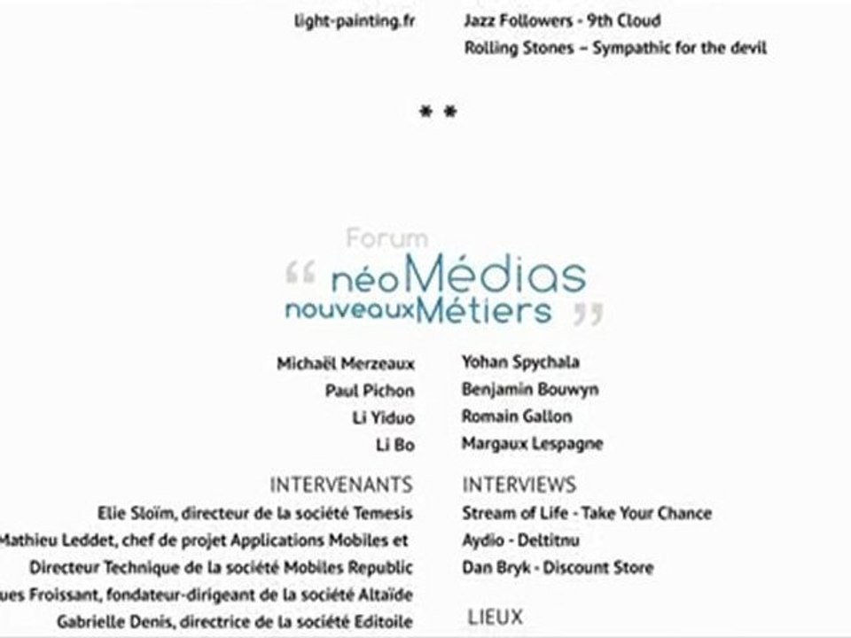 ElabTV 2010 - transitions