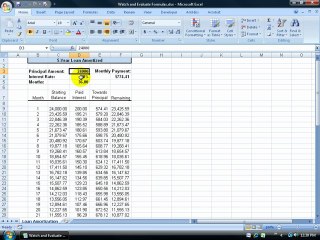 Watch Evaluate Formulas on Excel 2007