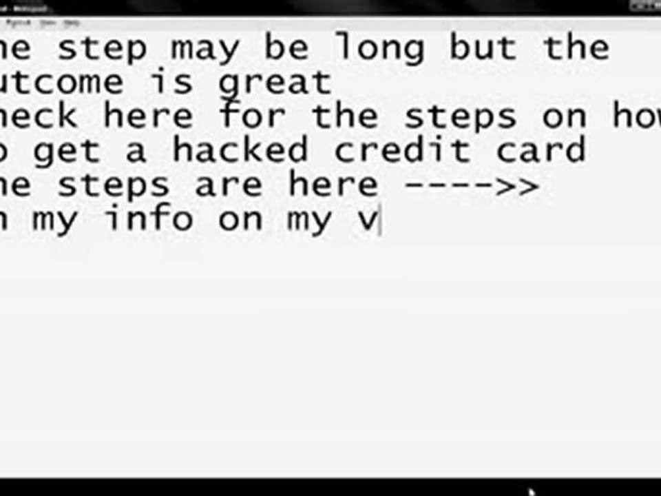 Credit Card Generator 2010 Working 100% with CVV