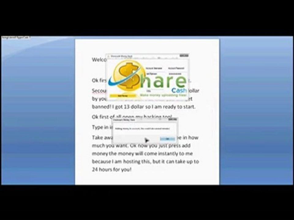Sharecash Money hacker