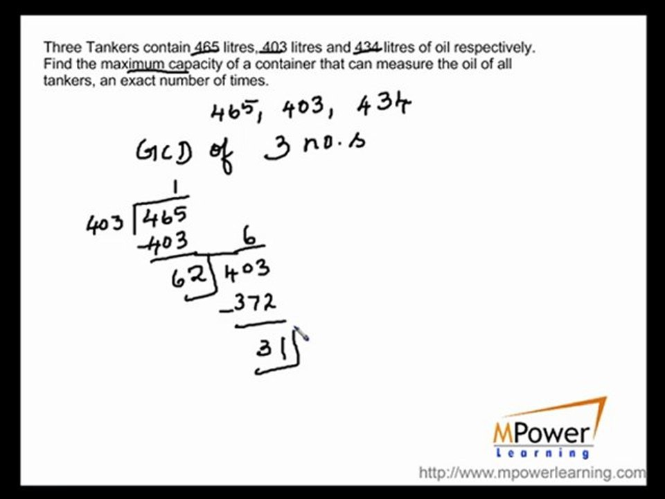 Assignment Help - GCD Problem