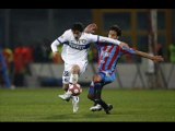 Catania 3-1 Intermilan Milito scores, Muntari sent-off