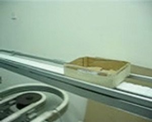 Flexmove slat conveyor on test