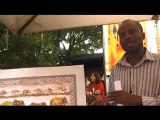 Michel Unga, artiste peintre congolais