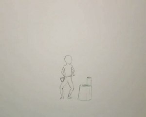 Dessin animé 4 : Etude d'un mouvement humain