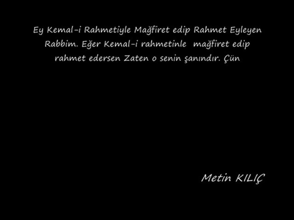Af Makamına, Efendim !