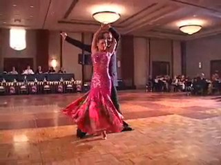 Sid Pocius and Valentina dancing Foxtrot