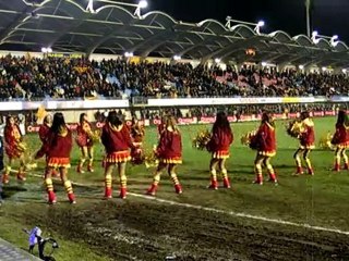 les flammes  USAP / BIARRITZ OLYMPIQUE 2010