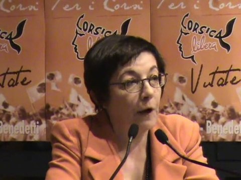 Meeting Aiacciu 10.032010-Intervention de Rosa PROSPERI