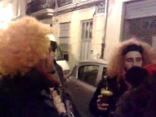 Gros freestyle espingouin au carnaval