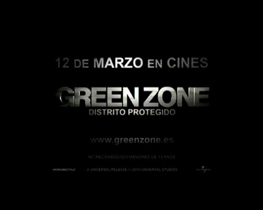 Green Zone - Distrito Protegido Spot2 [10seg] Español