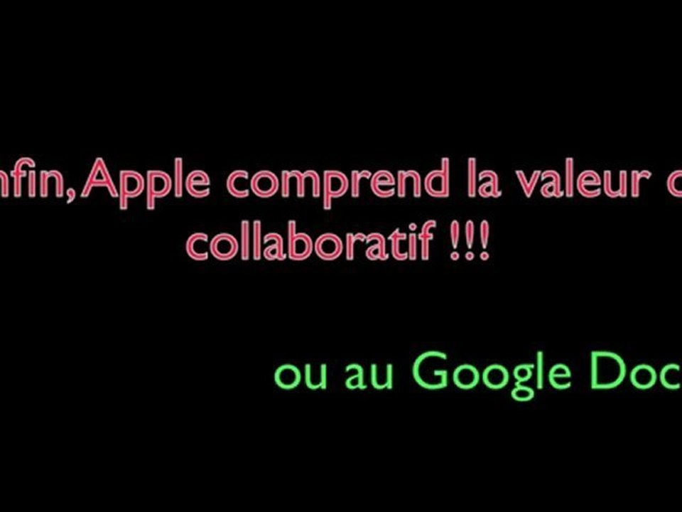 Test de Iwork.com by Apple