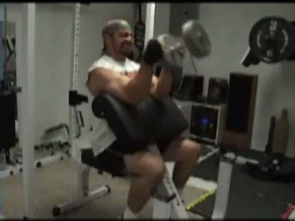 Forearm Dumbell Preacher Curls - Kill Your Grip!