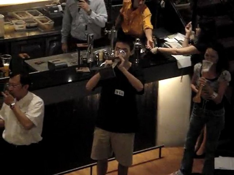 This Guy Won the Beer Drinking Competition !
